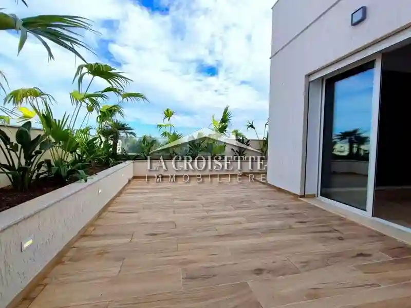 Appartement s+1 Avec Terrasse à la Soukra Mal4364 - Vue 3