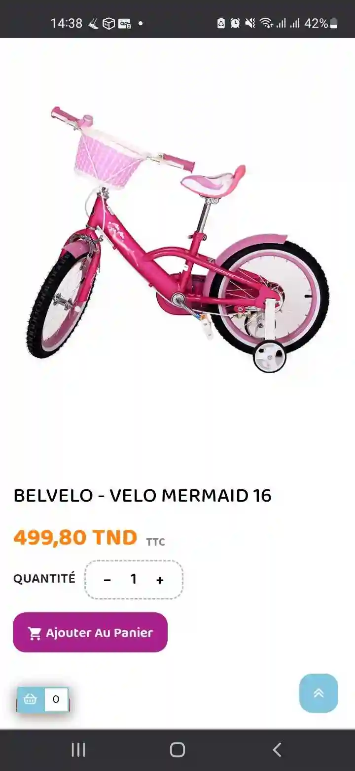 Velo Pour Fille à La Soukra - Vue 1