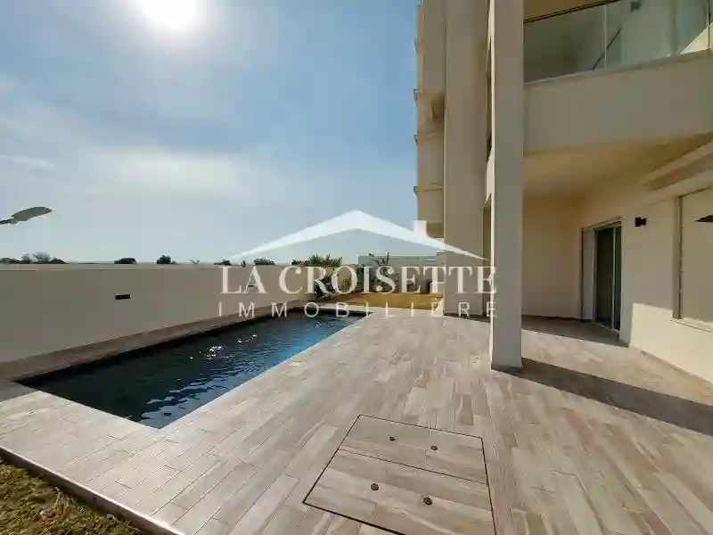 Appartement s+2 Avec Jardin et Piscine à Gammarth Mal1467 - Vue 2