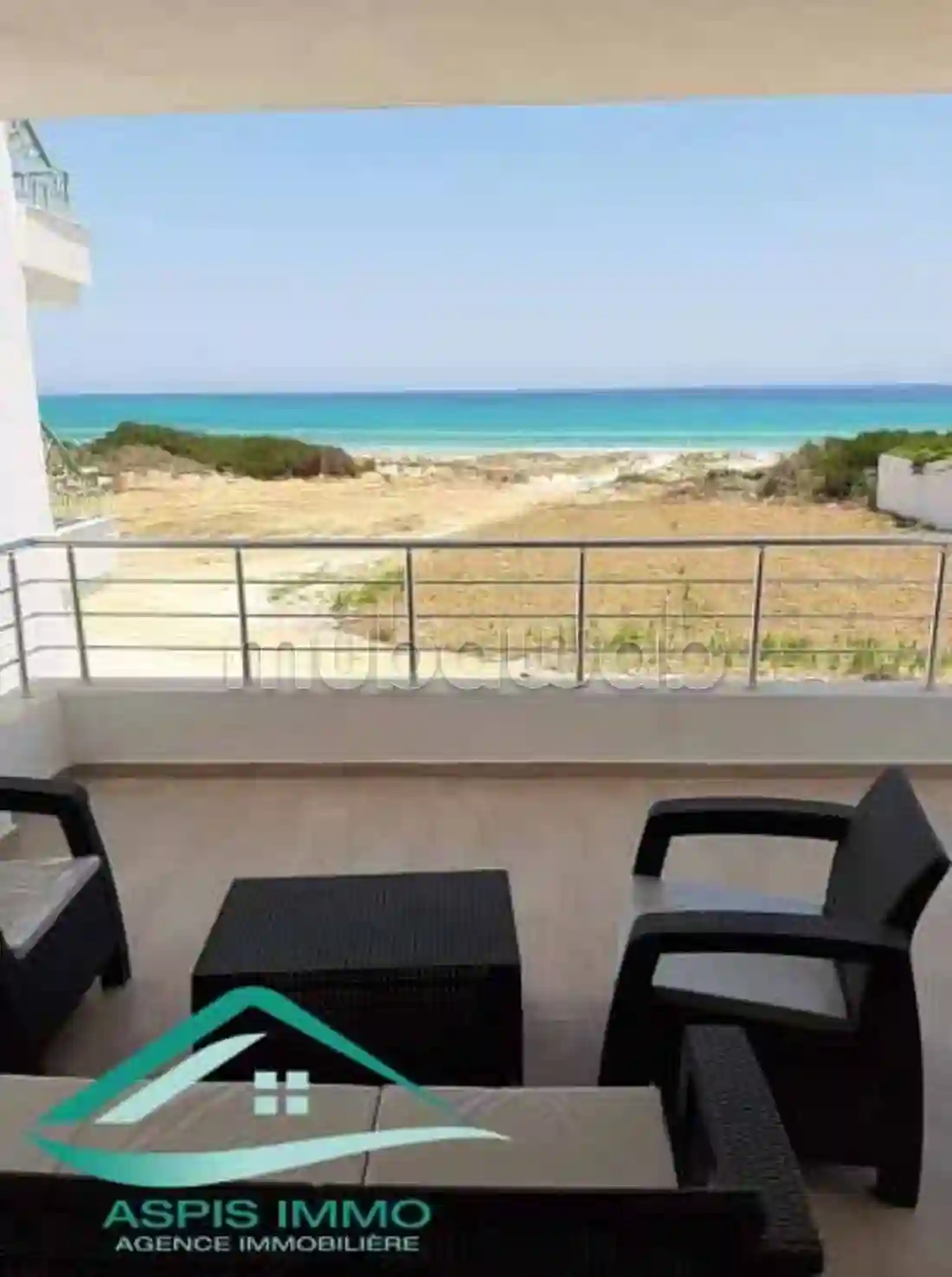 Duplex s3 Pieds Dans L'eau Plage Ezzahra Kelibia - Vue 1