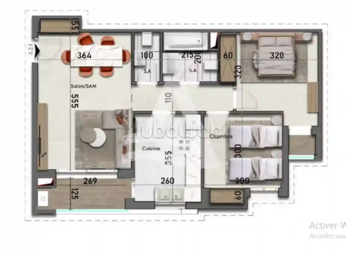 Appartement s2 Neuf Pour Investissement aux Jard - Vue 2