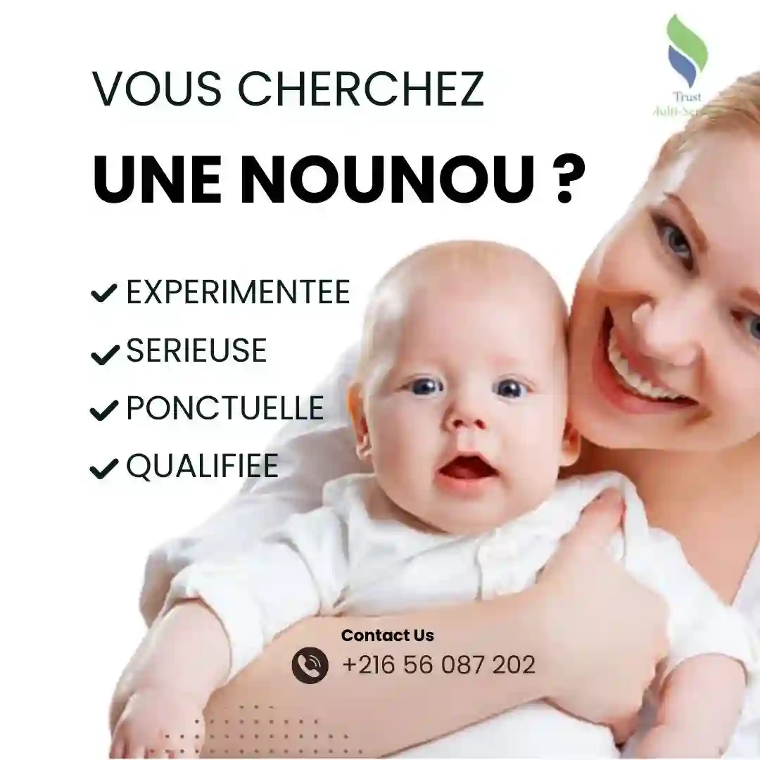 Vous Cherchez une Nounou Expérimentée A Hammam Chott