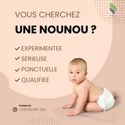 Vous Cherchez une Nounou Expérimentée A Borj Cedria