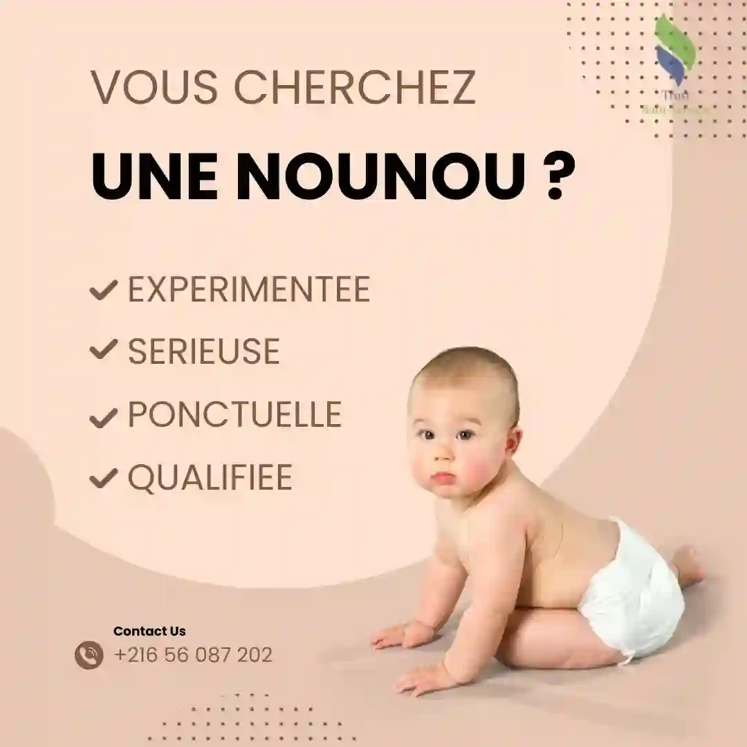 Vous Cherchez une Nounou Expérimentée A Borj Cedria