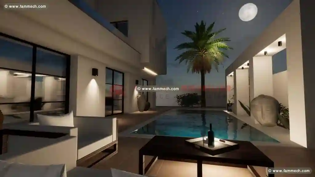 Construire Villa Avec Piscine À Djerba EN Tunisie - Vue 5