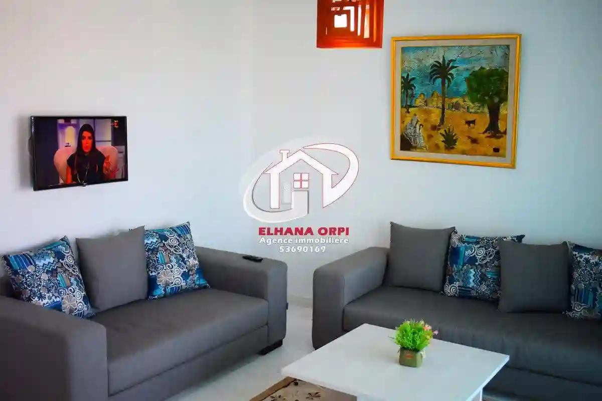 Appartement s+2 rz Fatimide vue sur mer au Cœur a Louer - Vue 5
