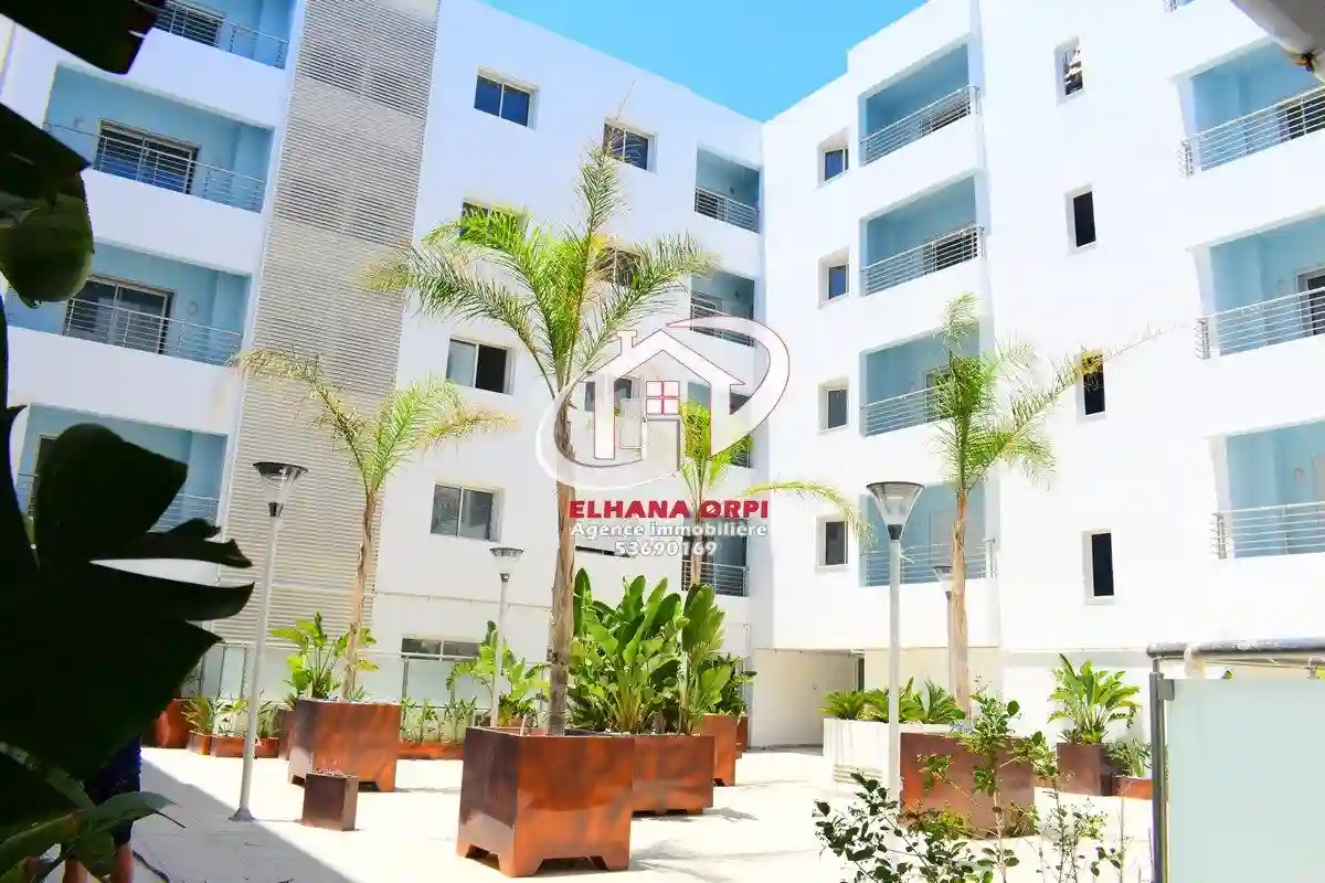Appartement s+2 rz Fatimide vue sur mer au Cœur a Louer - Vue 6