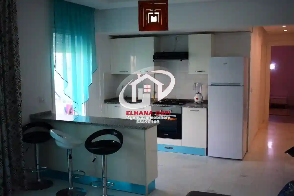 Appartement s+2 rz Fatimide vue sur mer au Cœur a Louer - Vue 9
