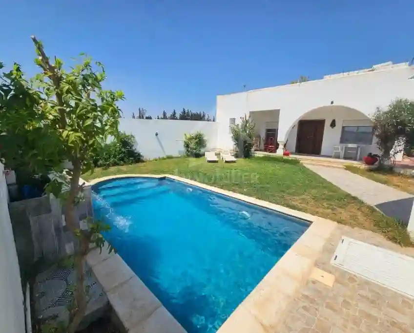 Villa Avec Piscine et Jardin à Hammamet sud à Vendre 51355351 - Vue 6