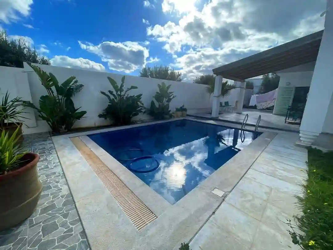 Al Pour Vacances Villa s+3 Avec Piscine à Hammamet sud - Vue 1