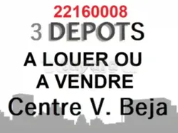 A Louer OU A Vendre 3 Dépôts (مخازن) C Ville Beja