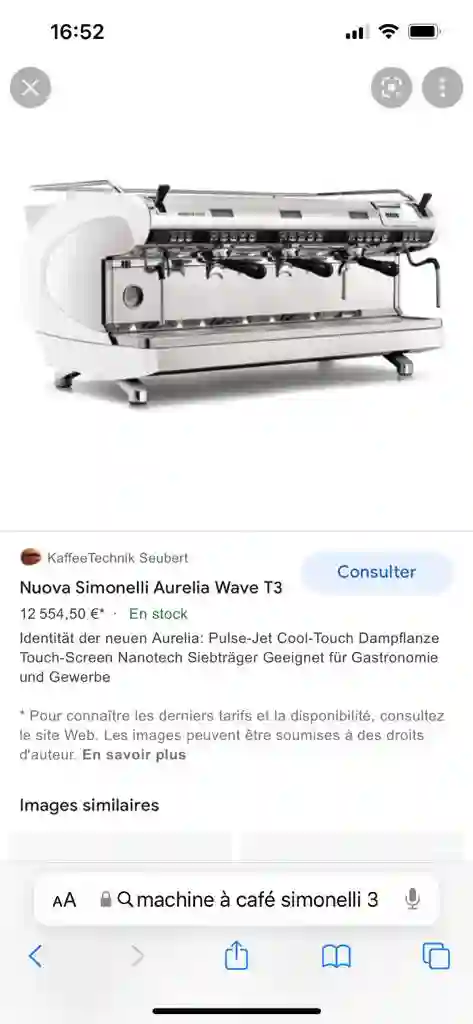 Machine à Café Professionnelle Nuova Simonelli à Raoued
