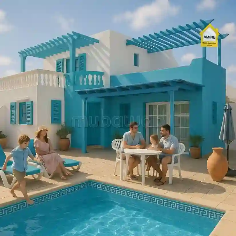 Villa Avec Piscine à Djerba Midoun vue mer