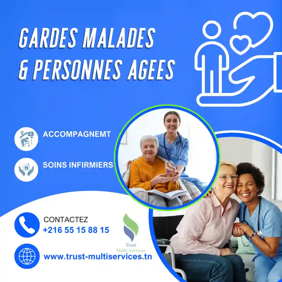 gardes malades par mois couchante a cite el Mahrajene