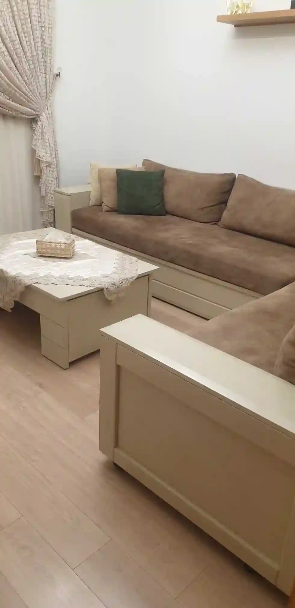 Séjour Salon Bois Blenz Avec lit Intégré - Vue 2