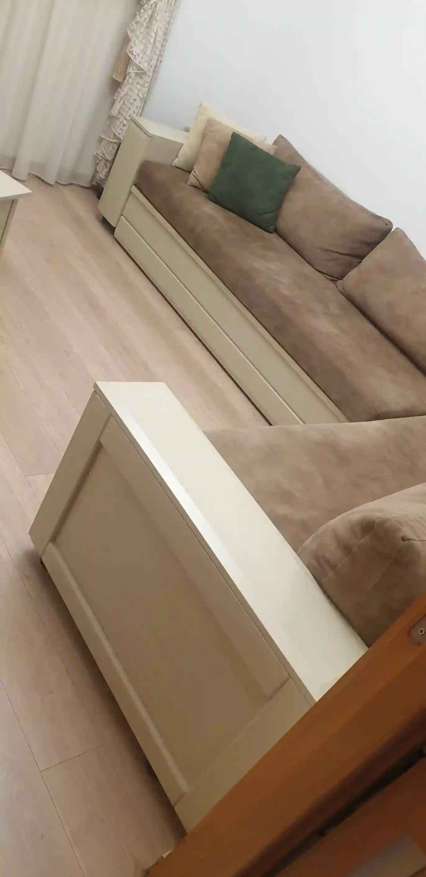 Séjour Salon Bois Blenz Avec lit Intégré - Vue 5