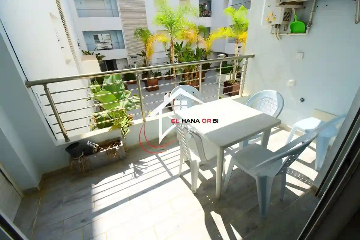 Pour Vacances Appartement s+1 rz Fatimides Proche de la Plage - Vue 2