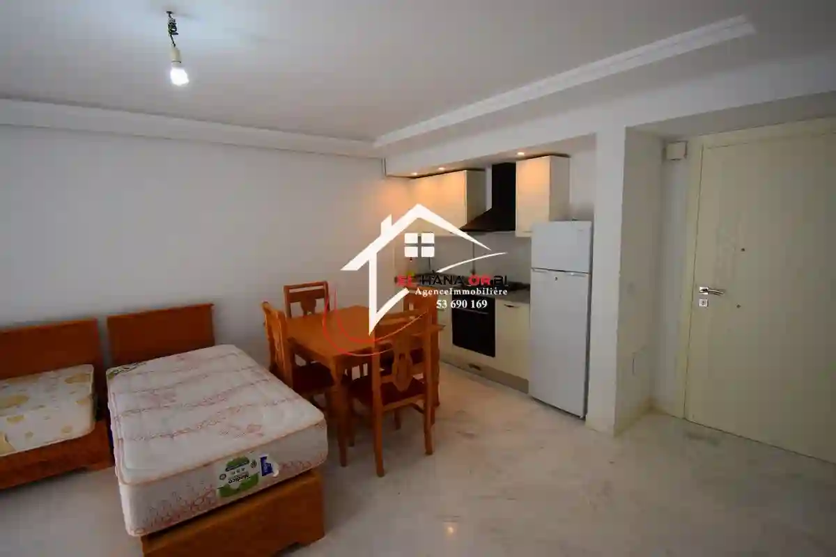 Pour Vacances Appartement s+1 rz Fatimides Proche de la Plage - Vue 3
