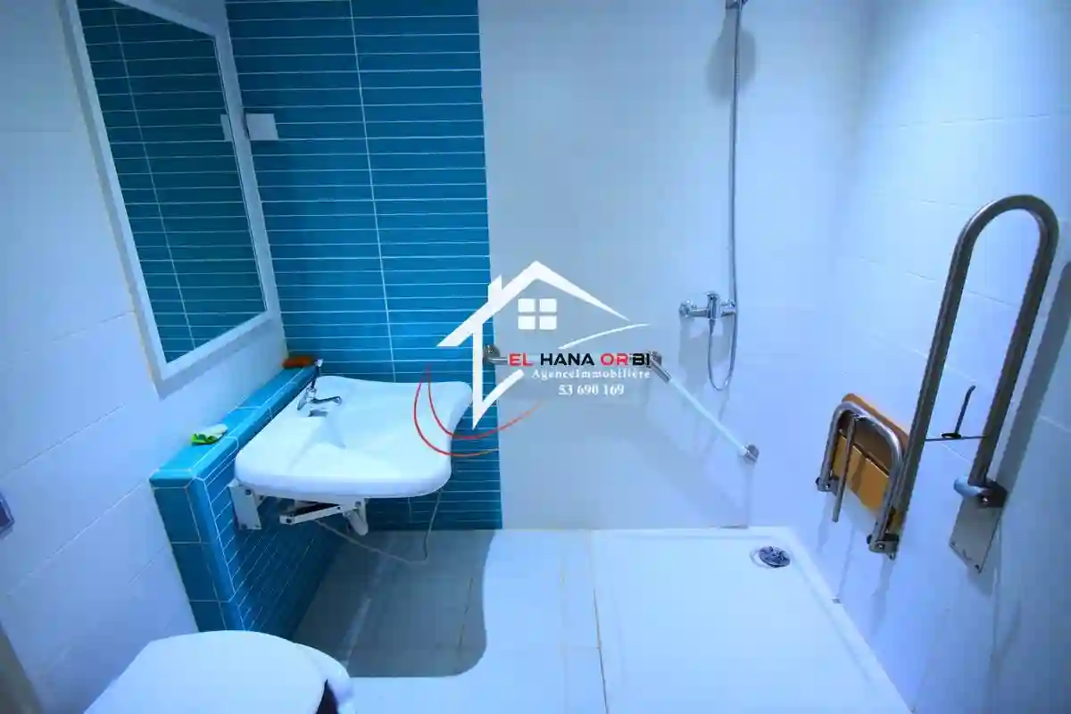 Pour Vacances Appartement s+1 rz Fatimides Proche de la Plage - Vue 5