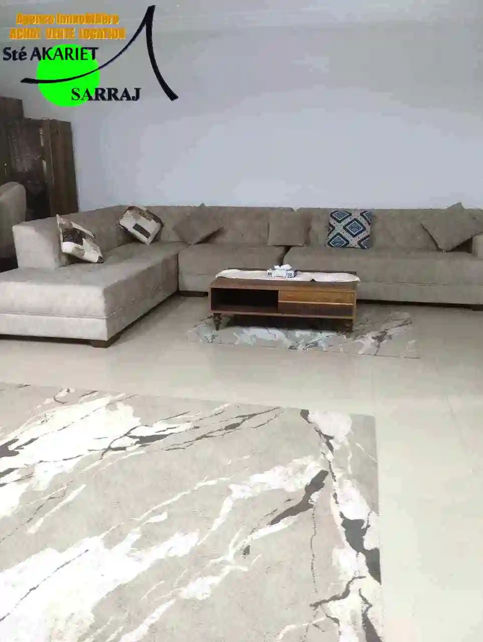 Lux Appartement Meublé s3 à Hammem Sousse à Hammam Sousse - Vue 1