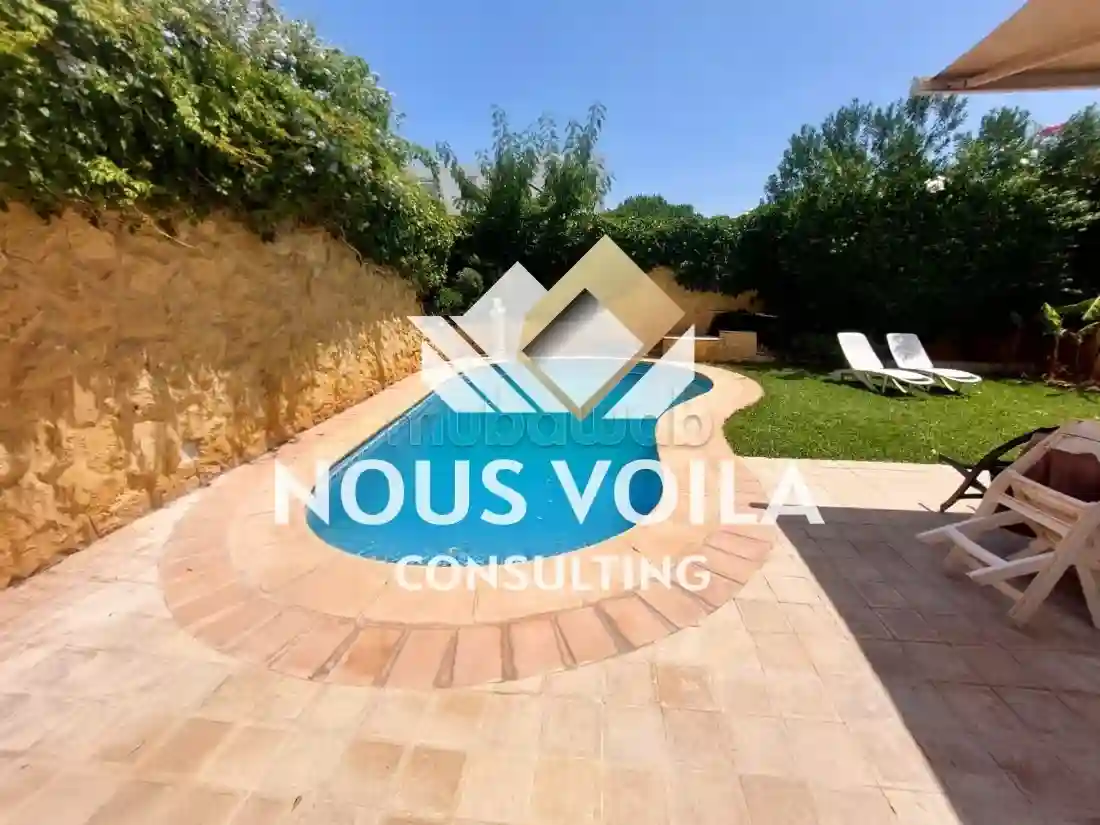 Villa S5 Meublée Avec Piscine à La Marsa Vlm0013 - Vue 3