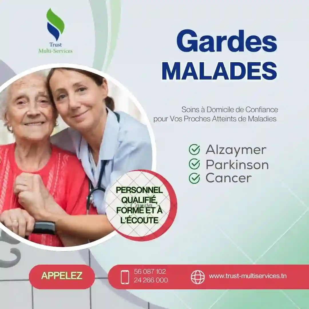 Garde femme Malade 
