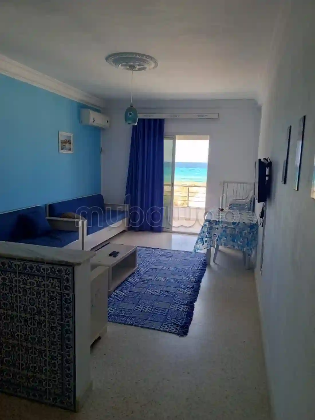 Appartement Pieds Dans L'eau à Plage Hammam Ghezez - Vue 2