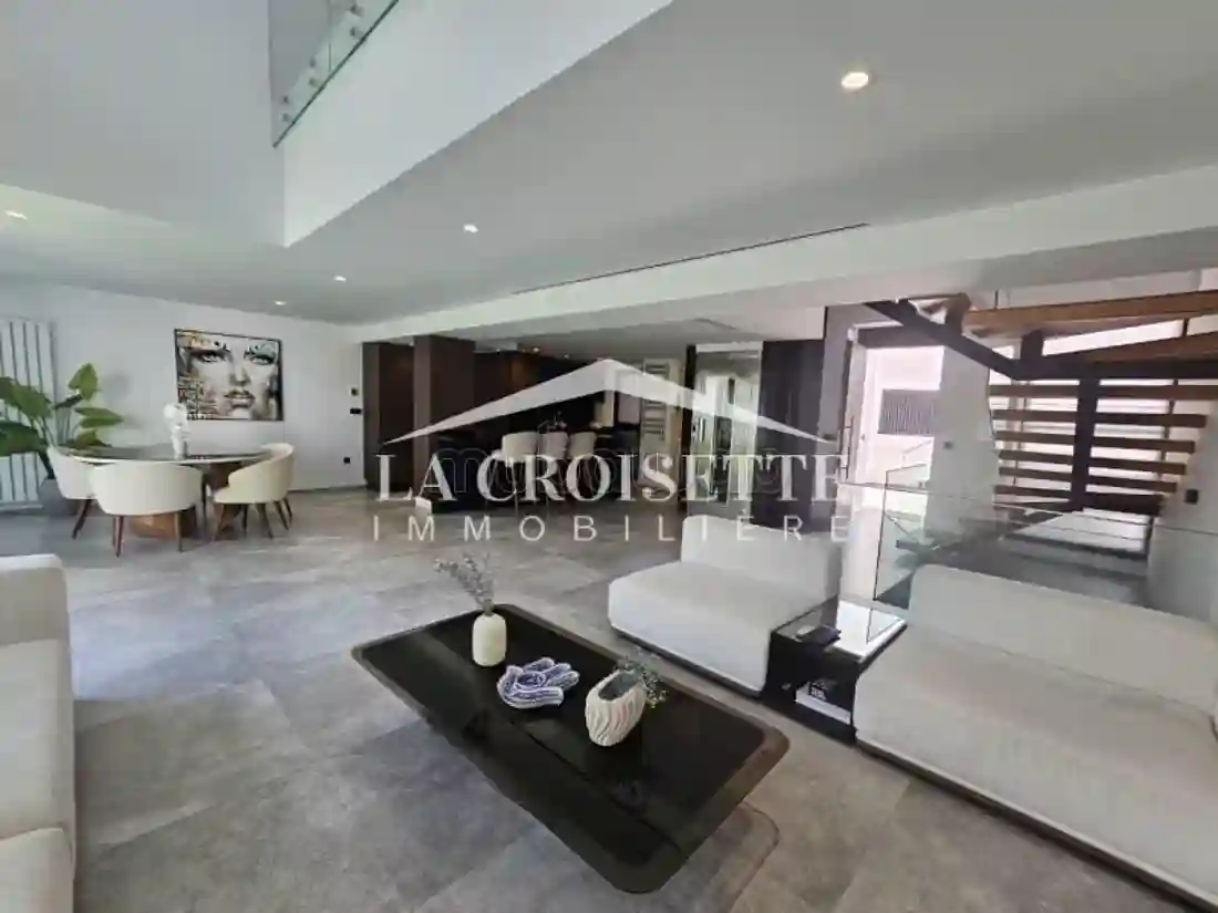 Triplex s3 Avec Piscine à Gammarth Mtrl0097 - Vue 3