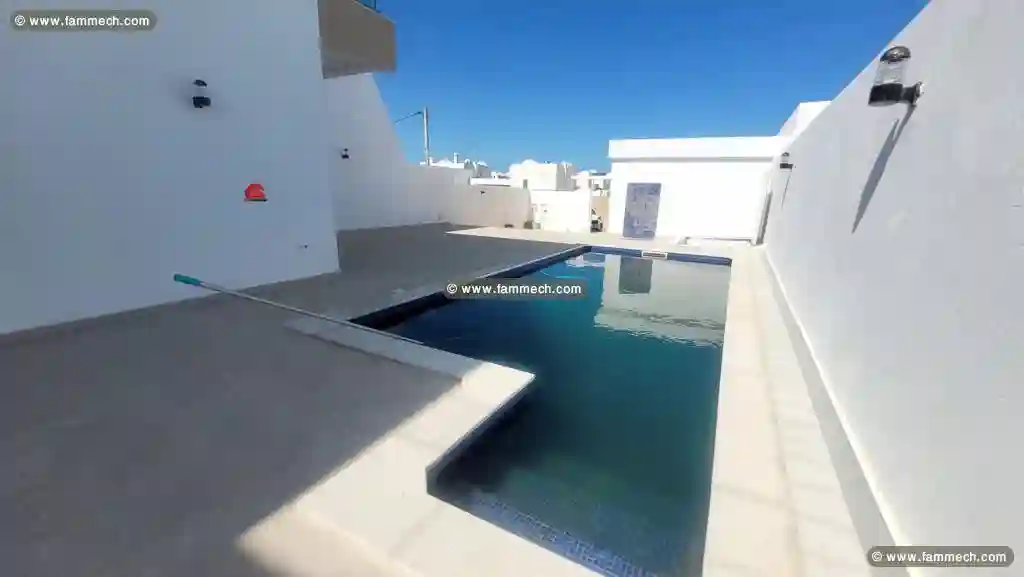 Villa Neuve Avec Piscine À Houmt Souk Djerba - Vue 2