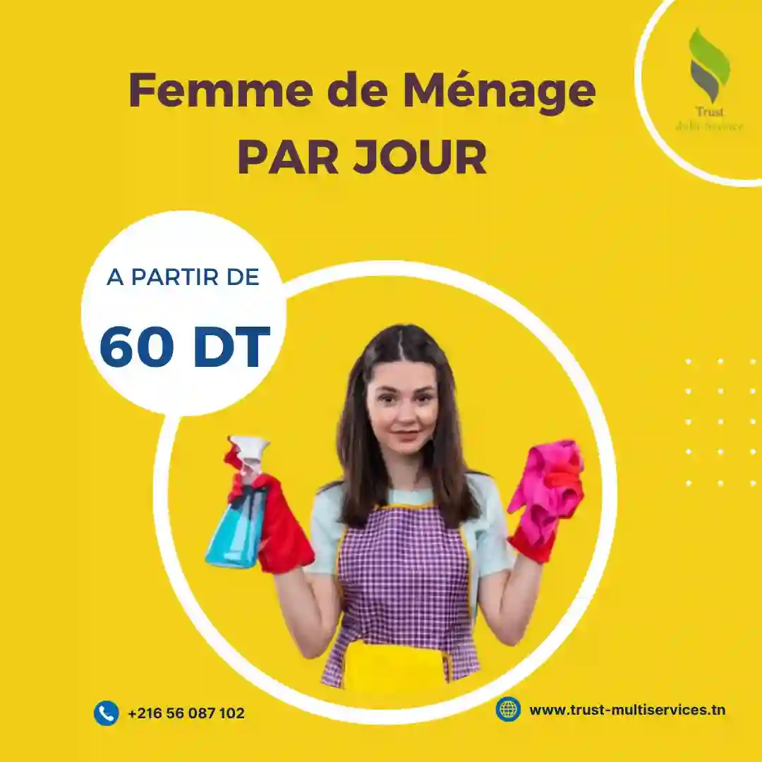 Femme DE Menage PAR Jour A EL Mnihla