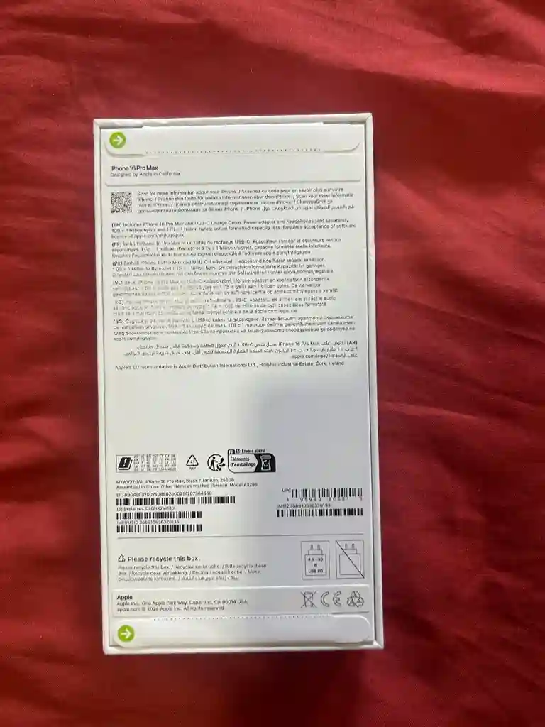 Iphone 16 pro Max - Vue 1