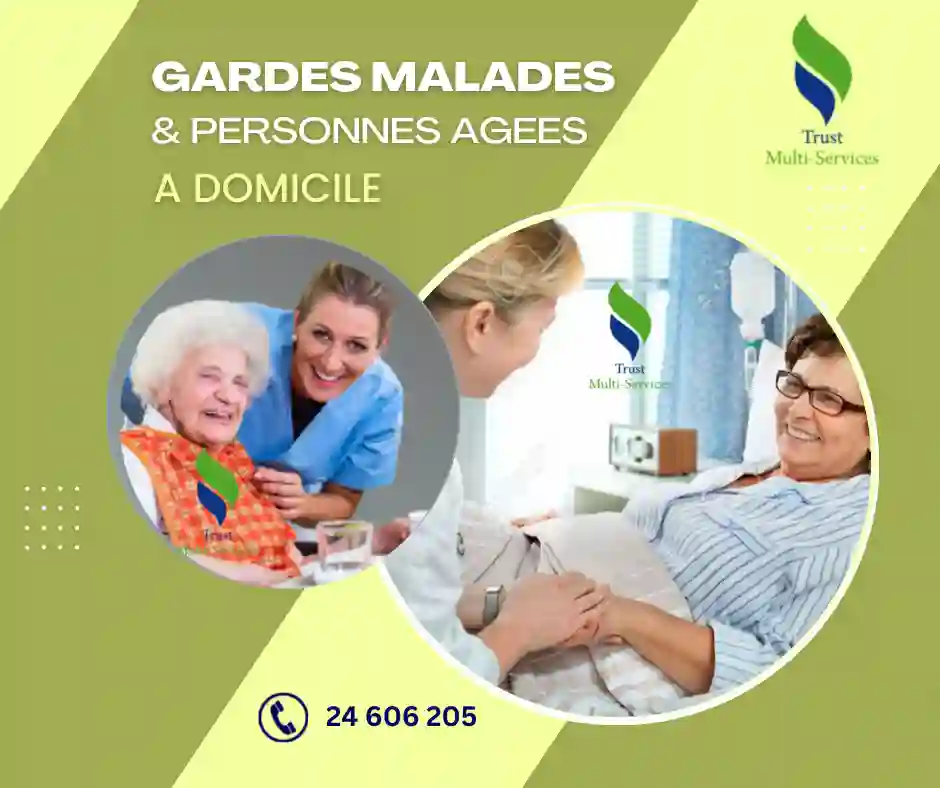 GARDE MALADE A DOMICILE A LA MANOUBA