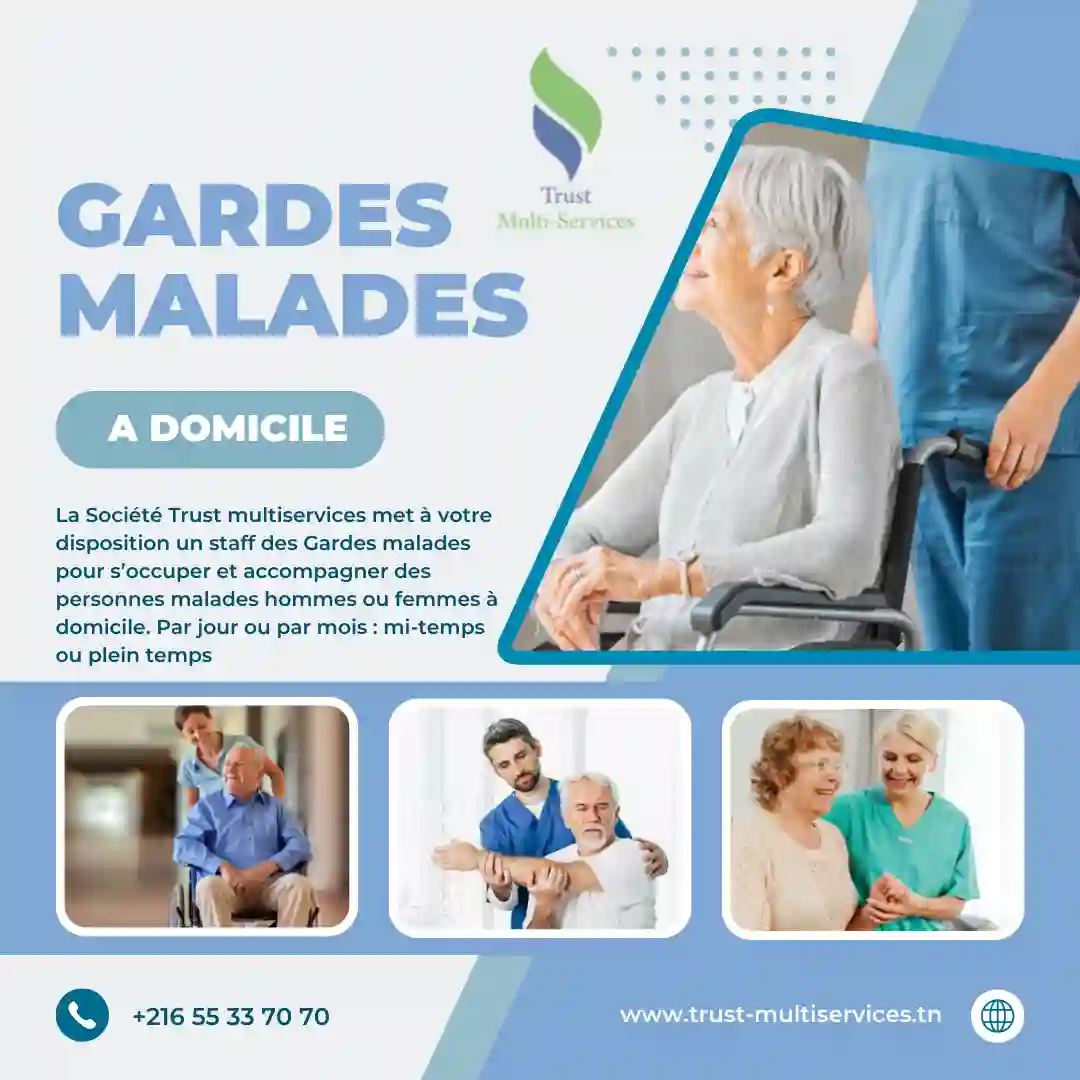 GARDE MALADE A DOMICILE A MEDENINE