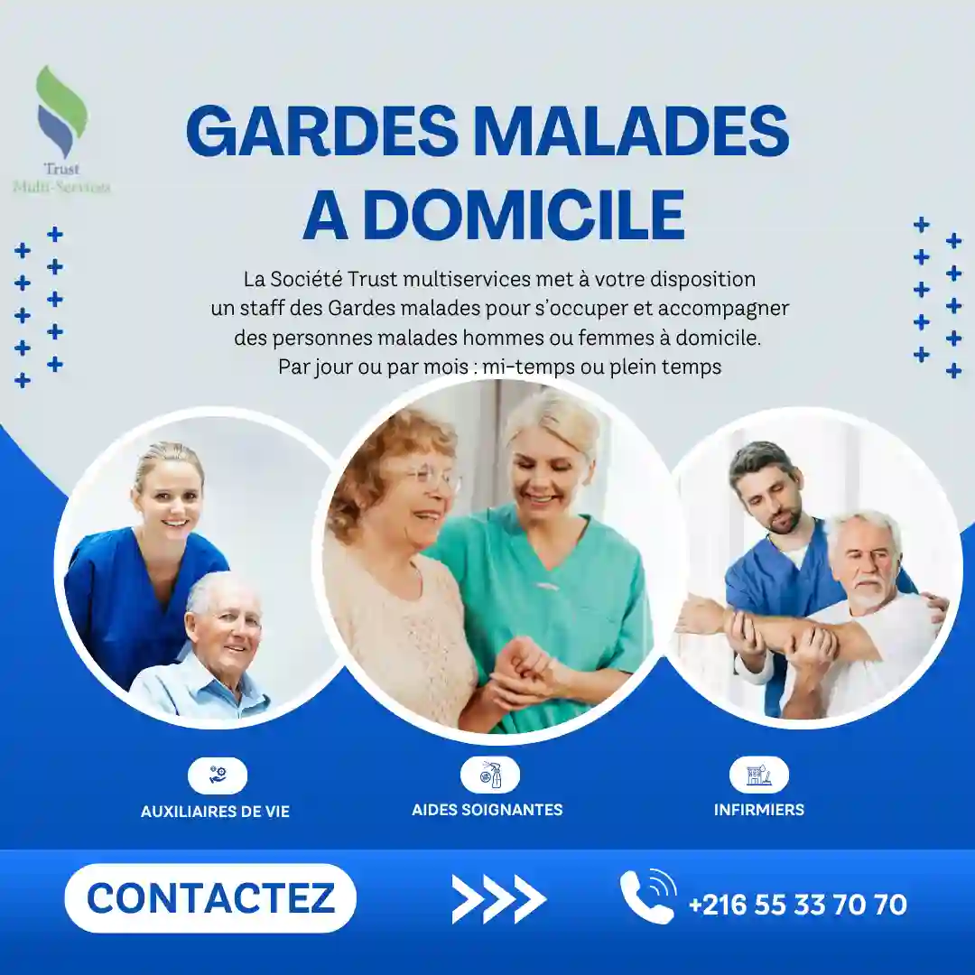 GARDE MALADE A DOMICILE A MENZEL BOURGUIBA