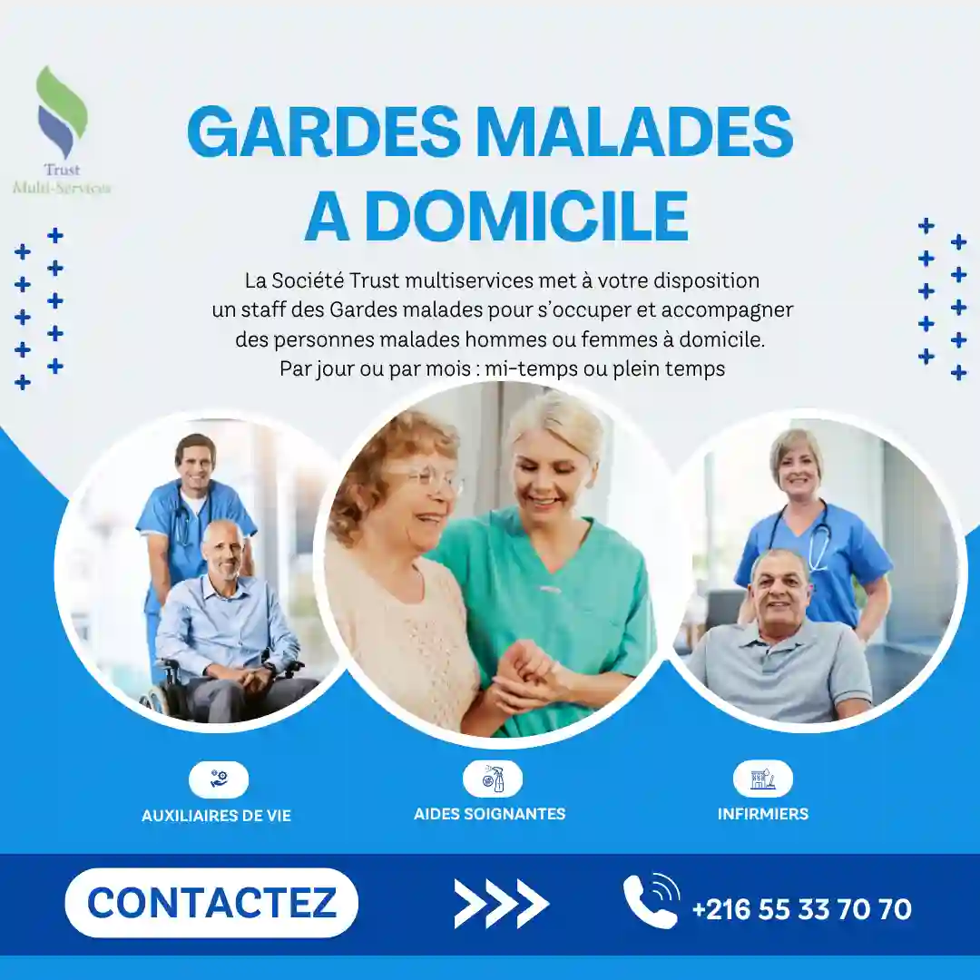 GARDE MALADE A DOMICILE A SIDI BOUZID