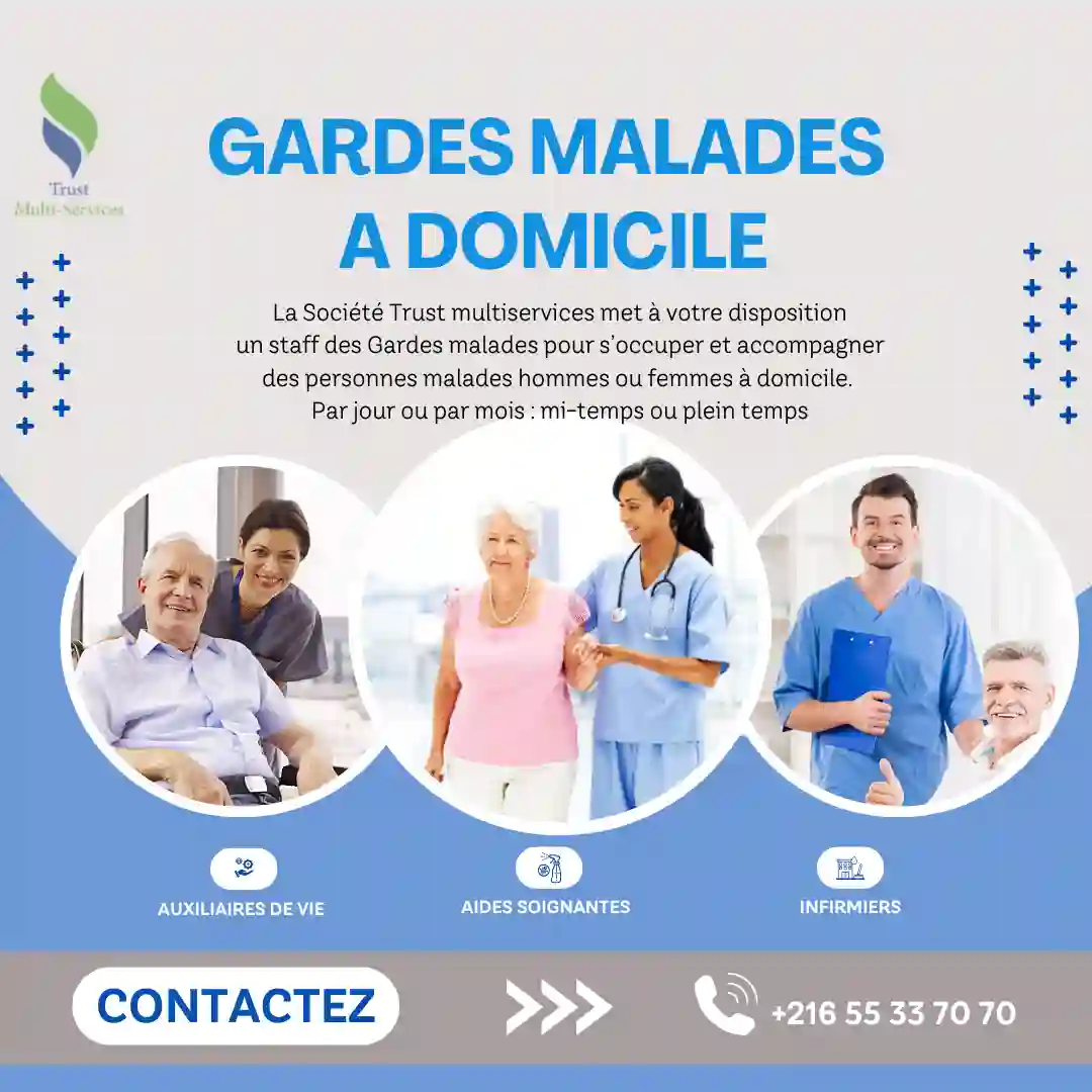 GARDE MALADE A DOMICILE A SOUSSE KANTAOUI