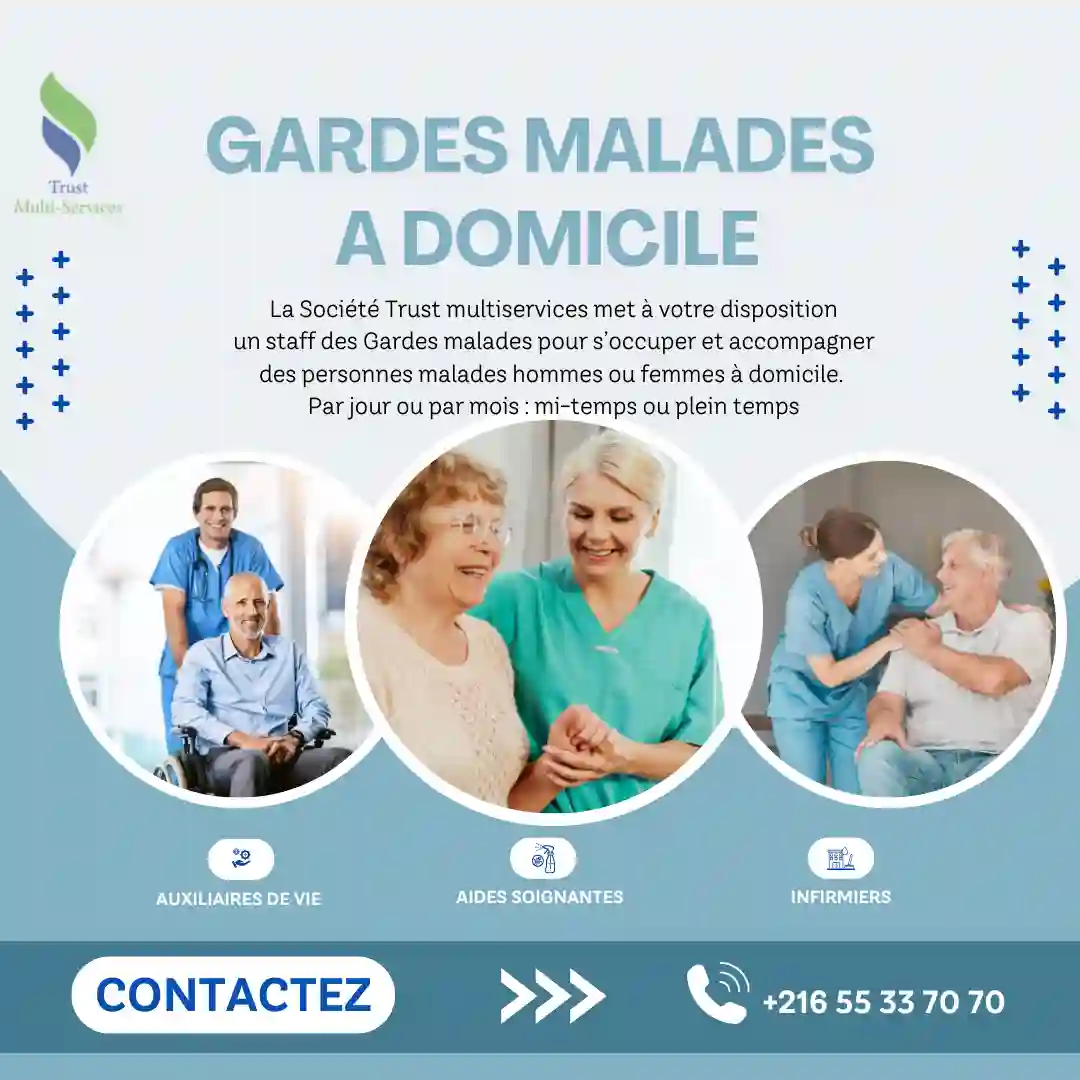 GARDE MALADE A DOMICILE A SOUSSE