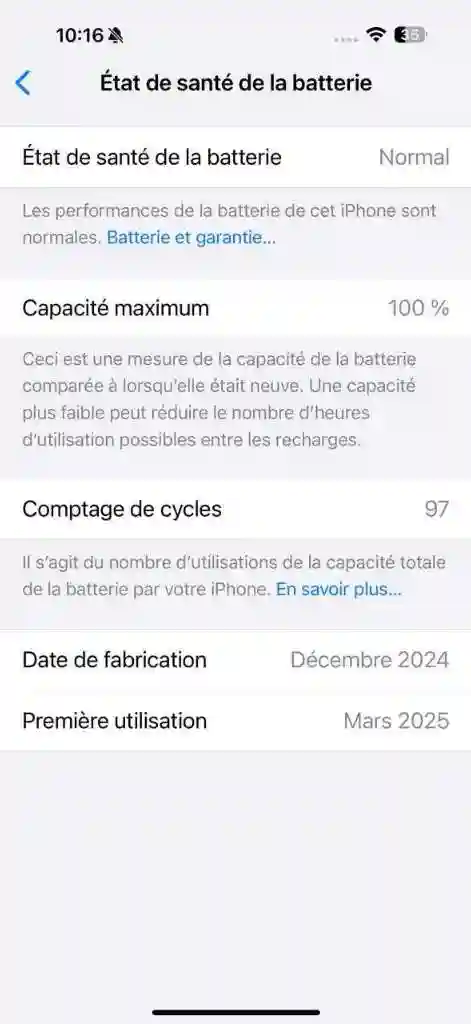Iphone 16 pro max Titane Sable - Vue 1