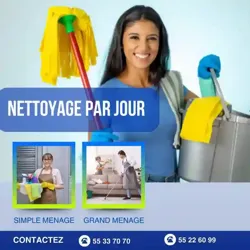 DES Femmes DE Menage PAR Jour A Jardins EL Menzeh 1