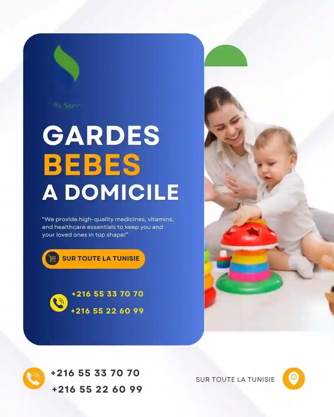 NOUNOU A DOMICILE A DJERBA