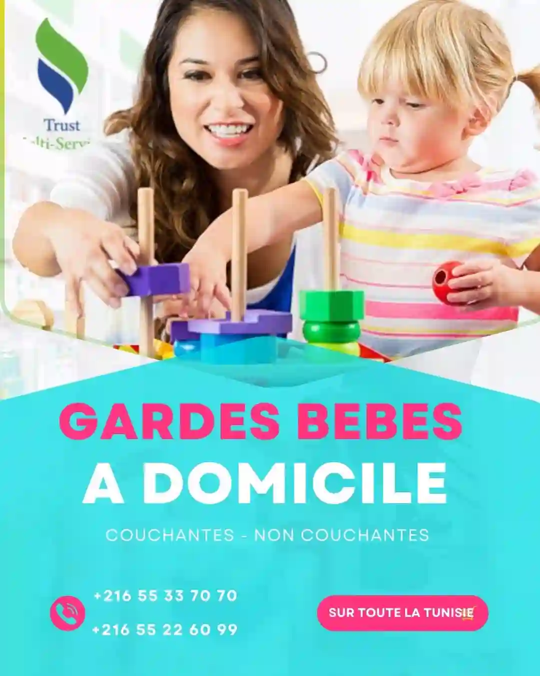 NOUNOU A DOMICILE A LA MANOUBA