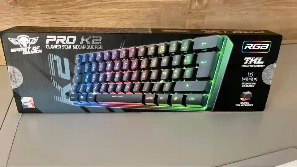 Clavier Gamer Semi Mécanique pro k2 Dark Neuf à La Marsa
