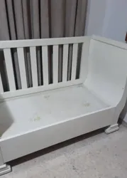 Lit Bébé 0-4 ans + Matelas Orthopédique Sans Ressort