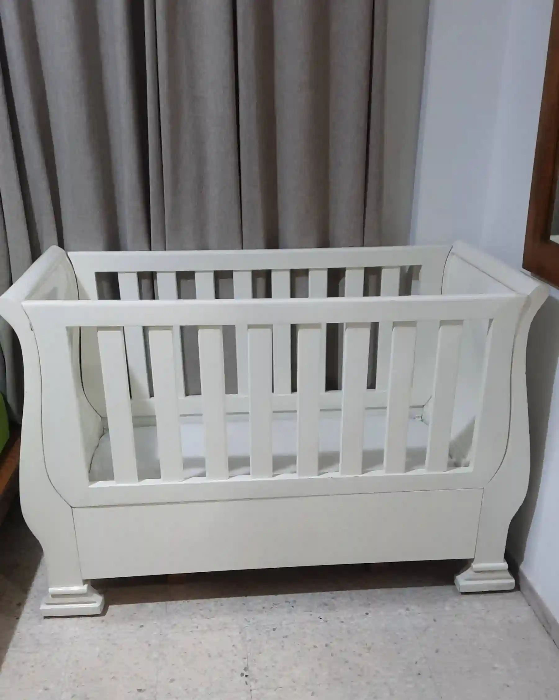 Lit Bébé 0-4 ans + Matelas Orthopédique Sans Ressort - Vue 3