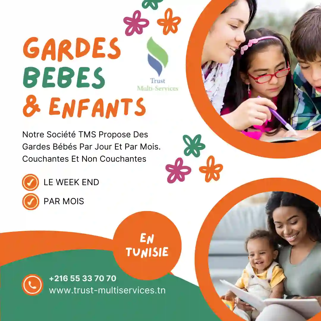 BESOIN DE BABY-SITTER À DOMICILE À BIZERTE?
