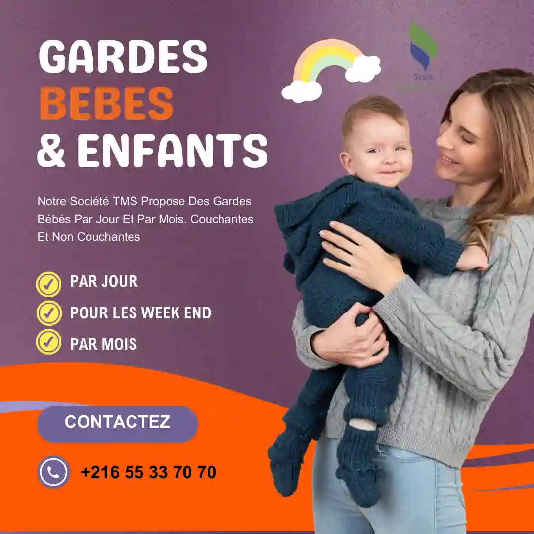 BESOIN DE BABY-SITTER À DOMICILE À EL MENZAH?