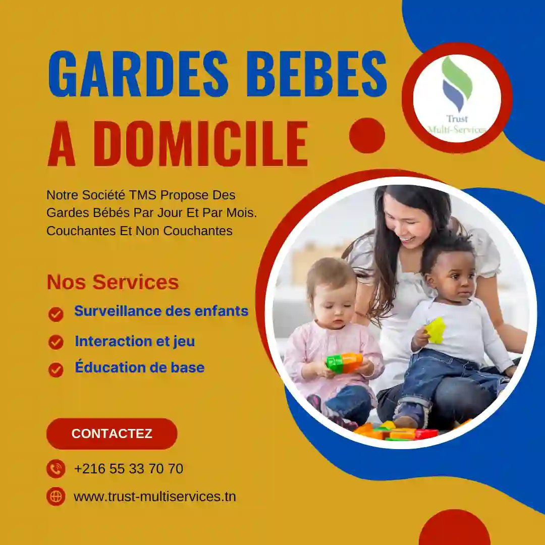 BESOIN DE BABY-SITTER À DOMICILE À GABES?