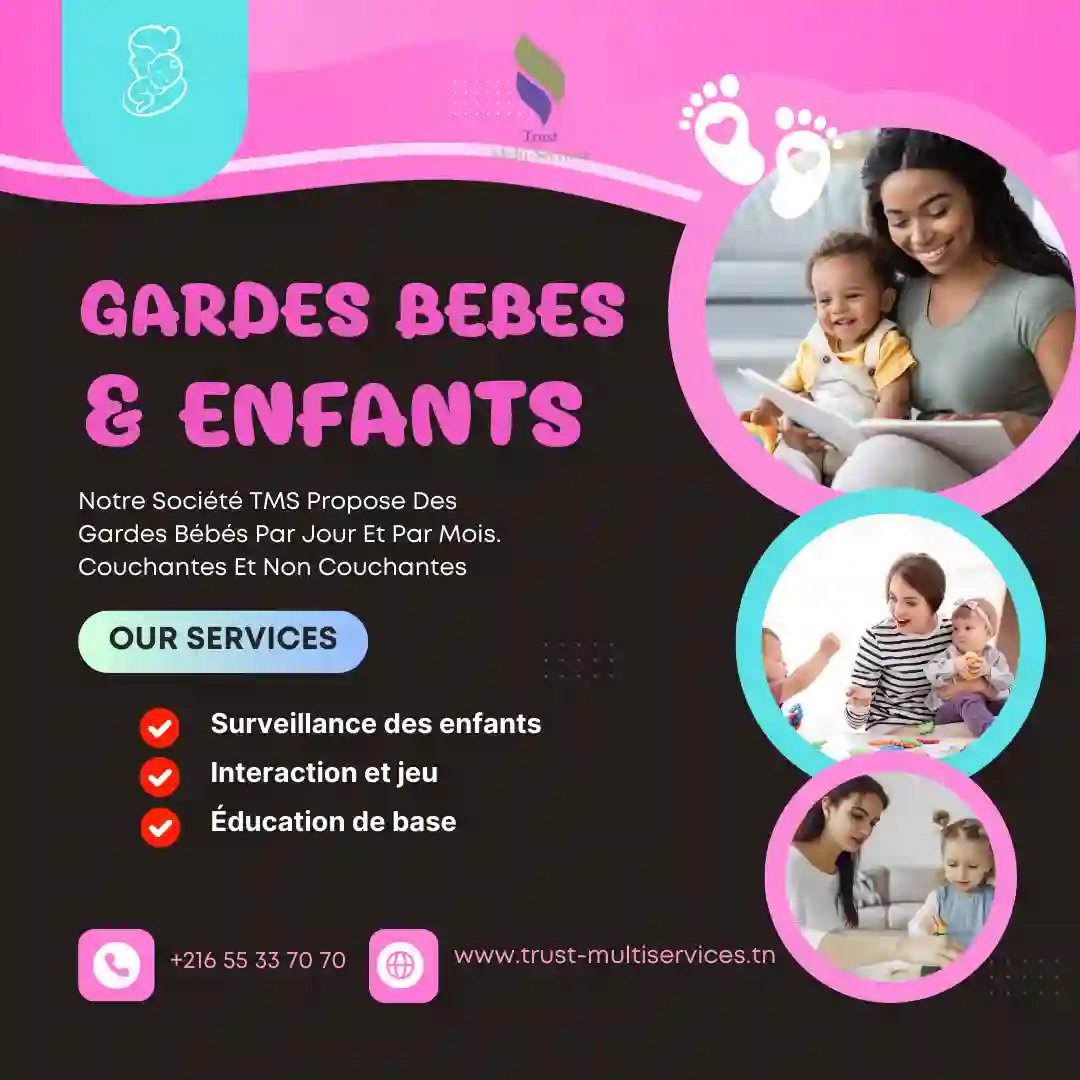 BESOIN DE BABY-SITTER À DOMICILE À KAIROUAN?