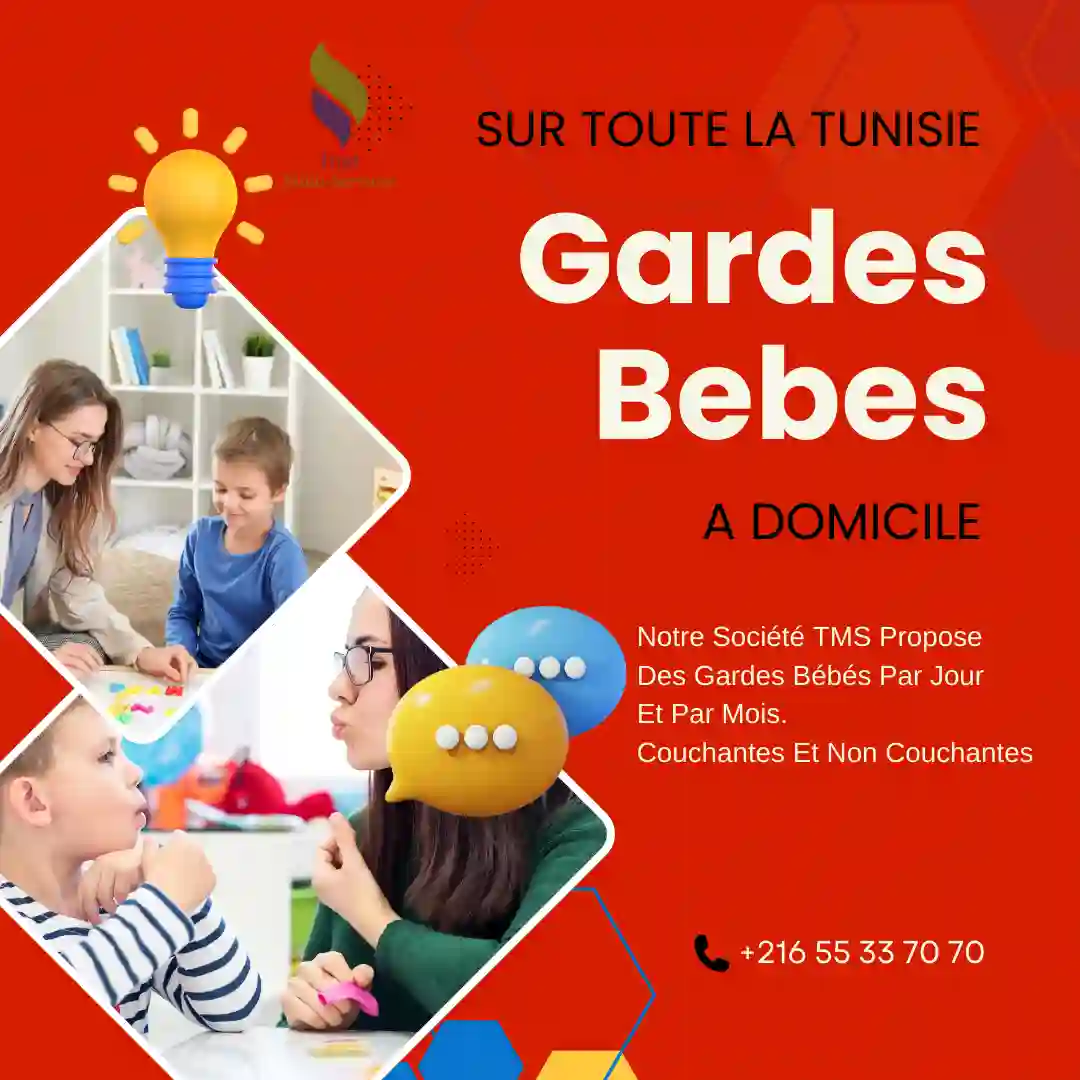 BESOIN DE BABY-SITTER À DOMICILE À MONASTIR?