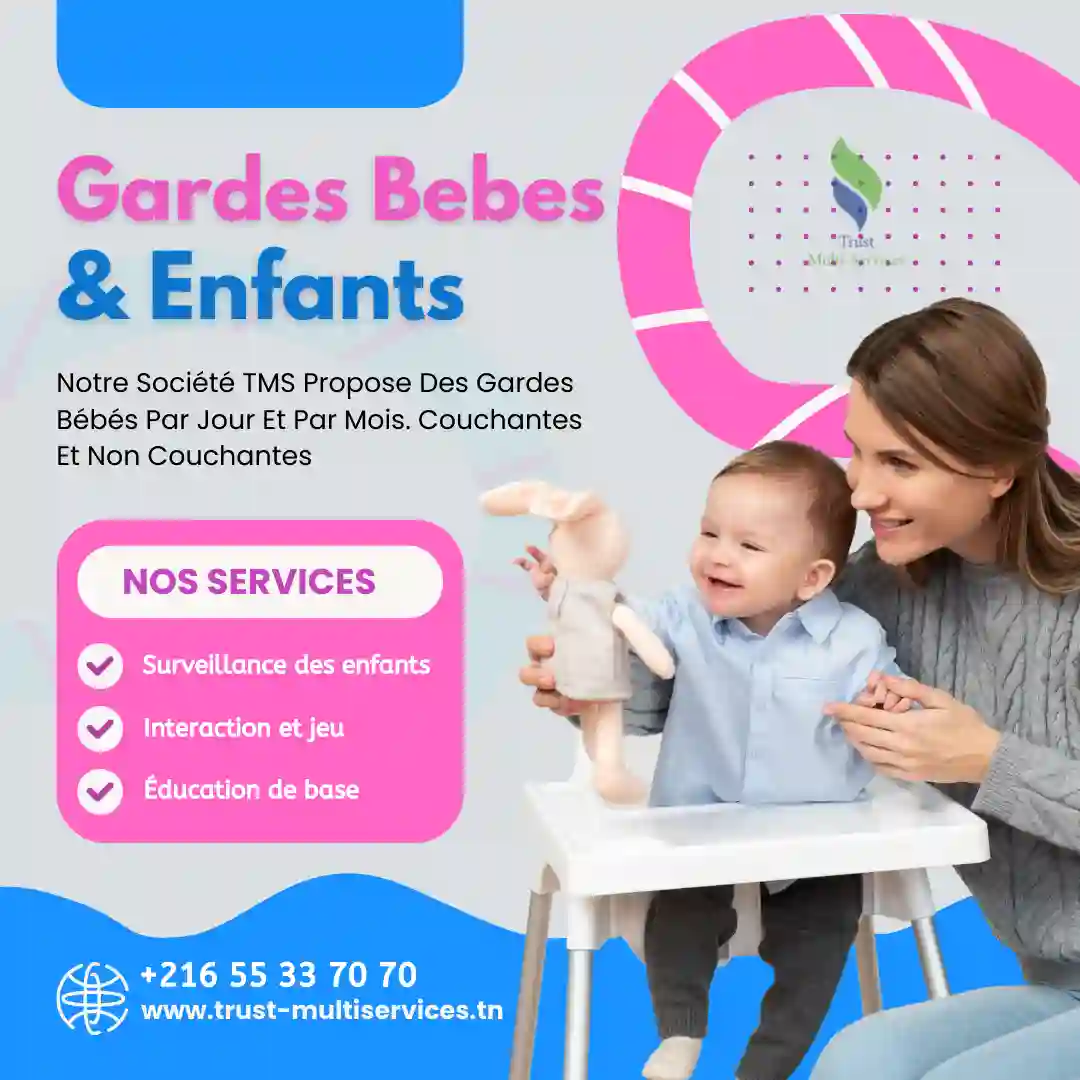 BESOIN DE BABY-SITTER À DOMICILE À RADES?